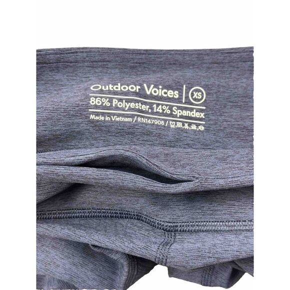 Outdoor Voices Double Time 10" Shorts Size XS - Navy Blue New with Tag - Picture 6 of 7